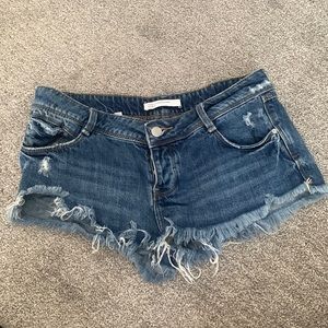 Zara denim shorts